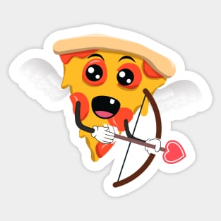 Valentine pizza Sticker